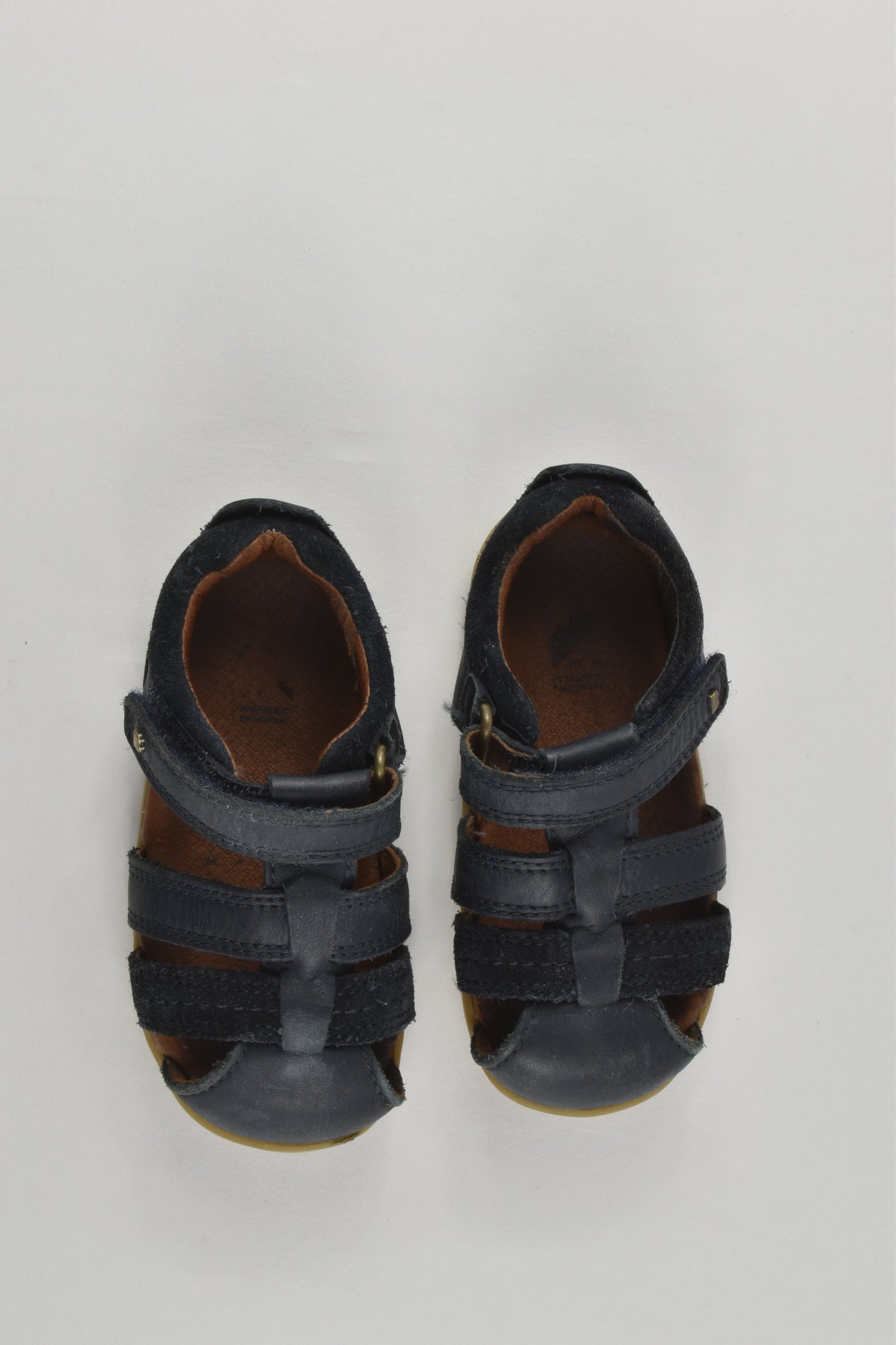 Bobux Size 21 Navy Leather Sandals