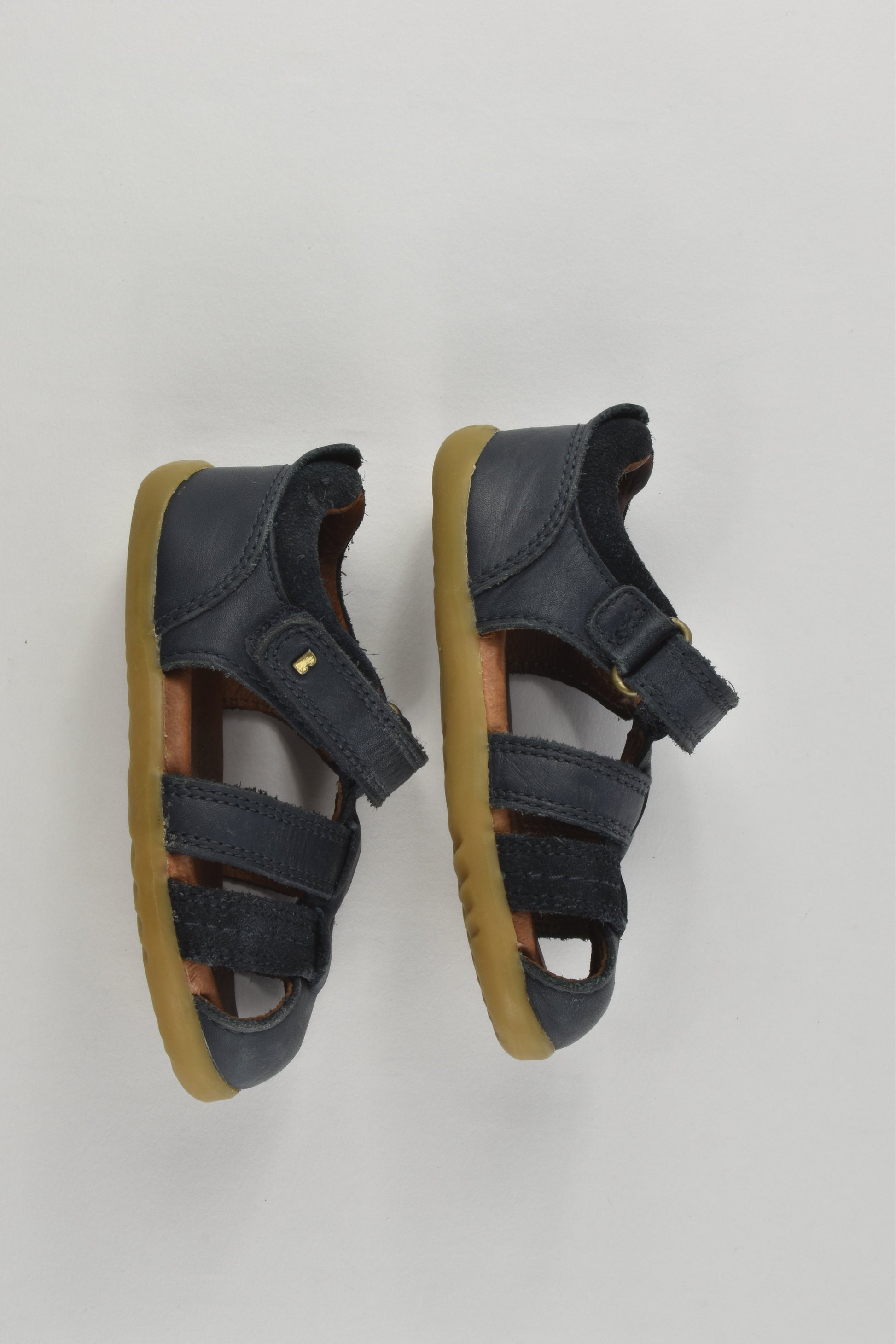 Bobux Size 21 Navy Leather Sandals