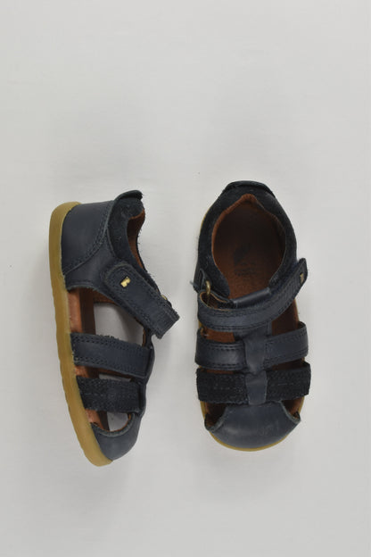 Bobux Size 21 Navy Leather Sandals