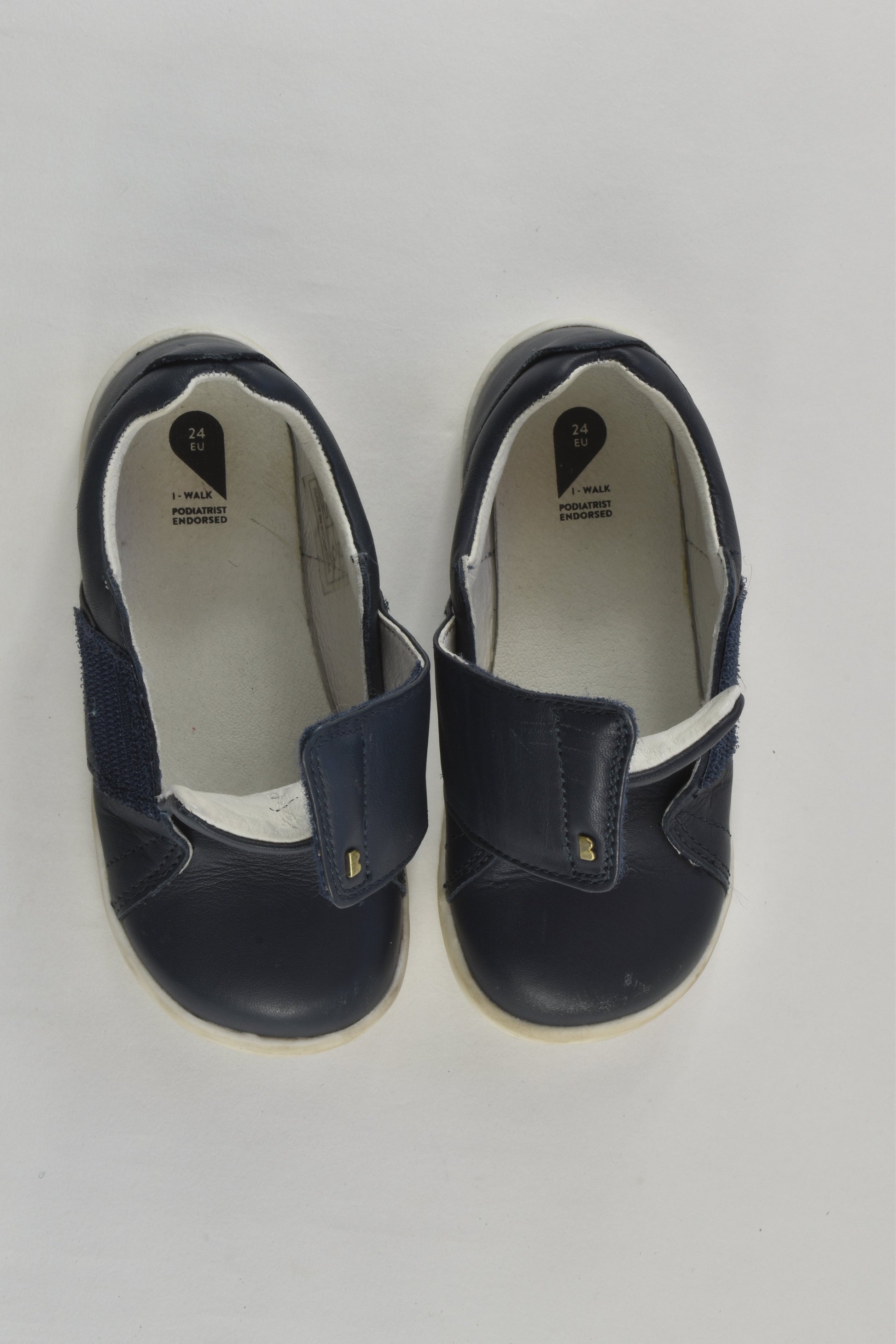 Bobux Size 24 Leather Boston Trainer Shoes