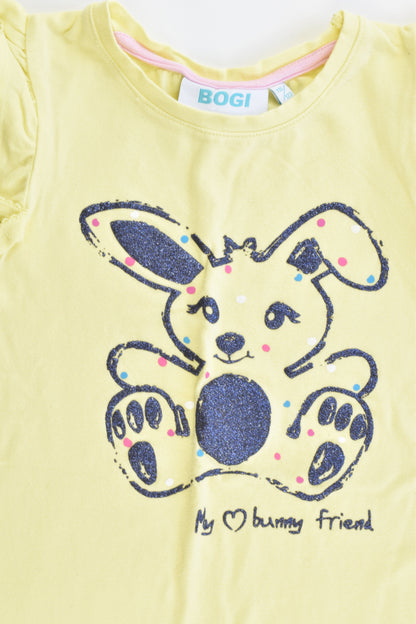Bogi Size 116/122 (Smallish) Bunny T-shirt