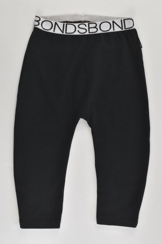 Bonds Size 0 (6-12 months) Black Leggings