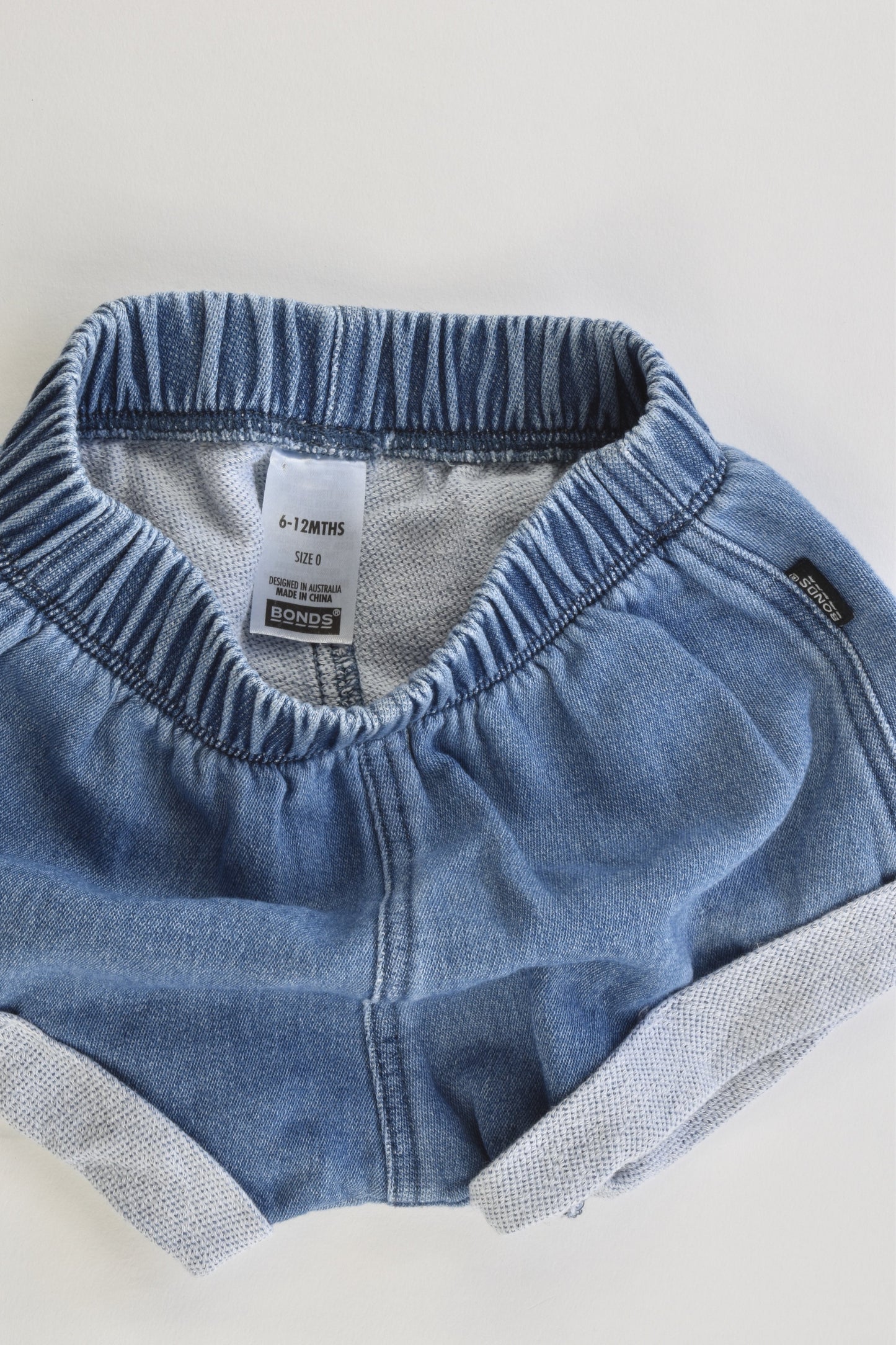 Bonds Size 0 (6-12 months) Denim-like Shorts