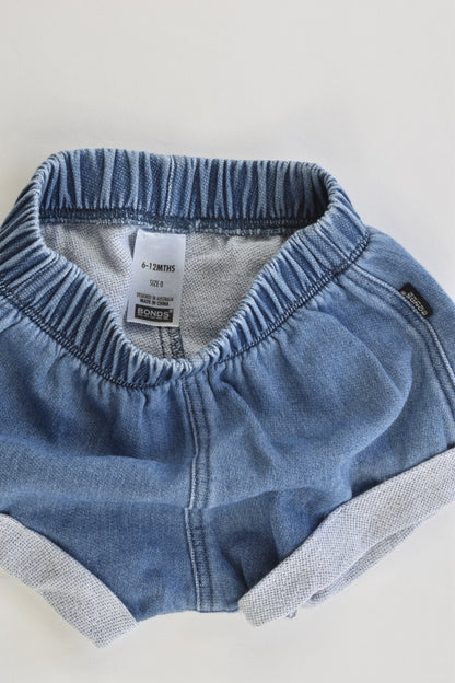 Bonds Size 0 (6-12 months) Denim-like Shorts