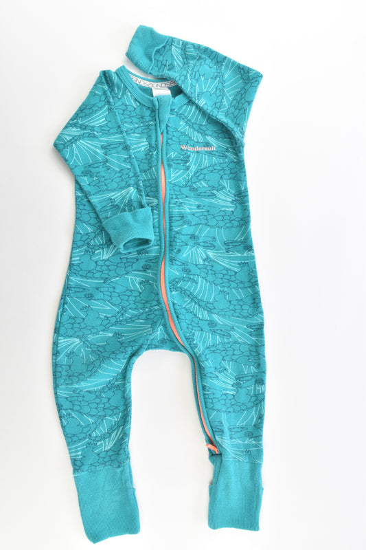 Bonds Size 0 (6-12 months) Ribbed Crocodile Wondersuit