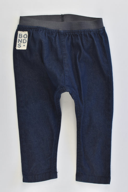 Bonds Size 0 (6-12 months) Stertchy Lightweight Denim Pants