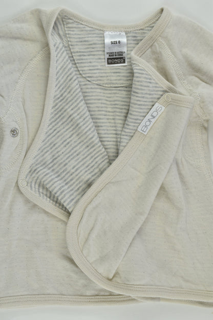 Bonds Size 0 Wrap Top