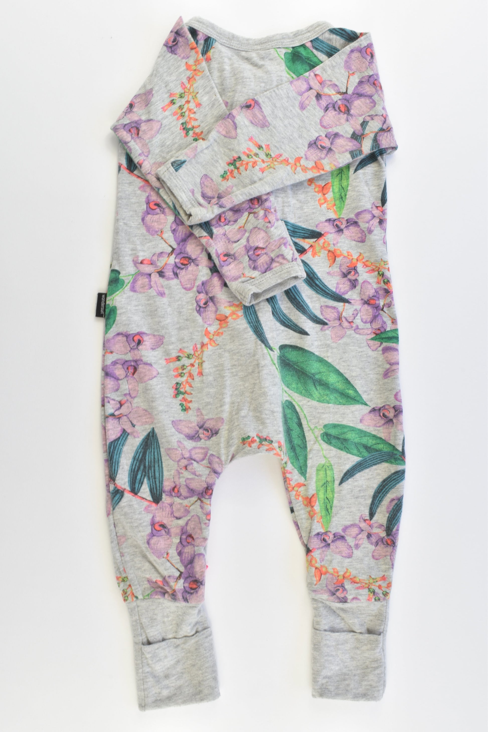 Bonds Size 00 (3-6 months) Floral Wondersuit
