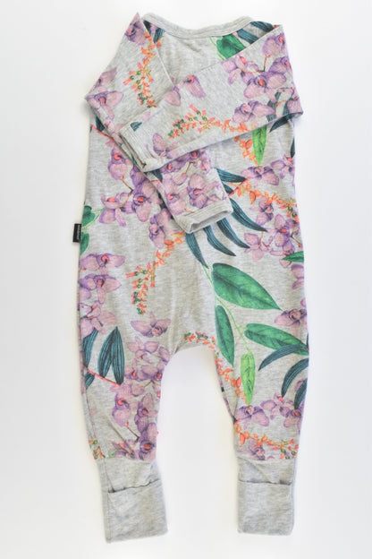 Bonds Size 00 (3-6 months) Floral Wondersuit