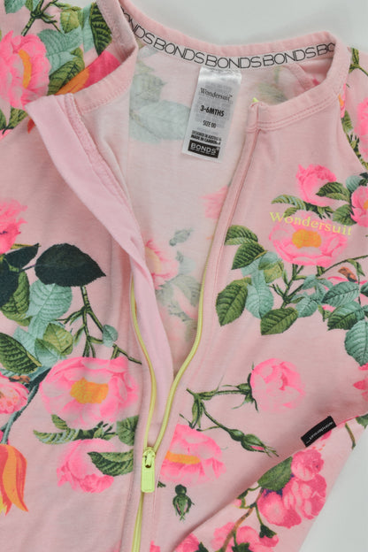 Bonds Size 00 (3-6 months) Roses Short Wondersuit