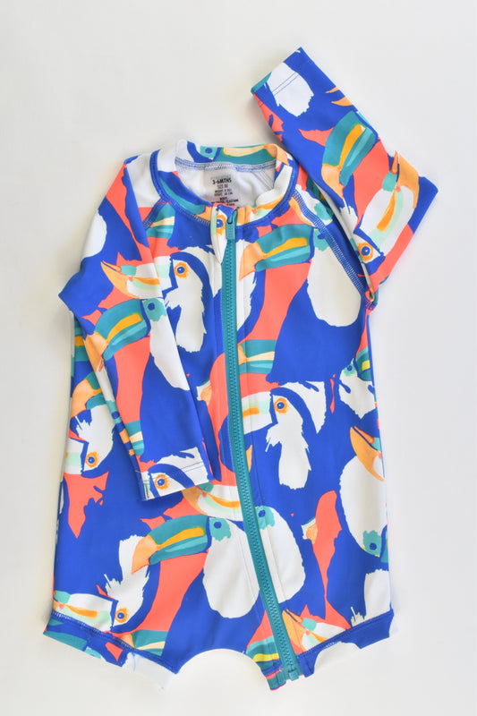 Bonds Size 00 (3-6 months) Toucan Rashie Suit