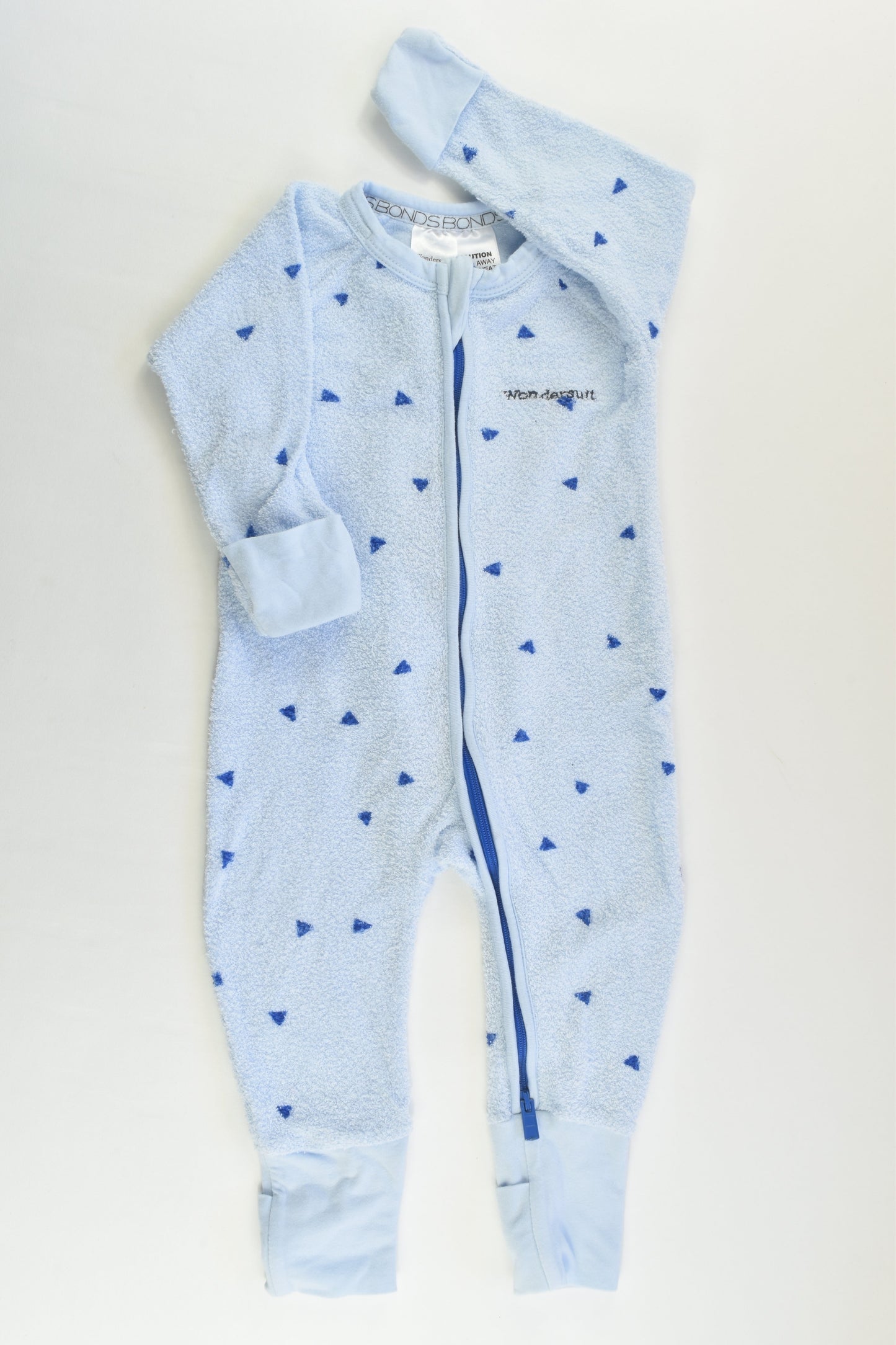 Bonds Size 00 (3-6 months) Triangles Terry Wondersuit