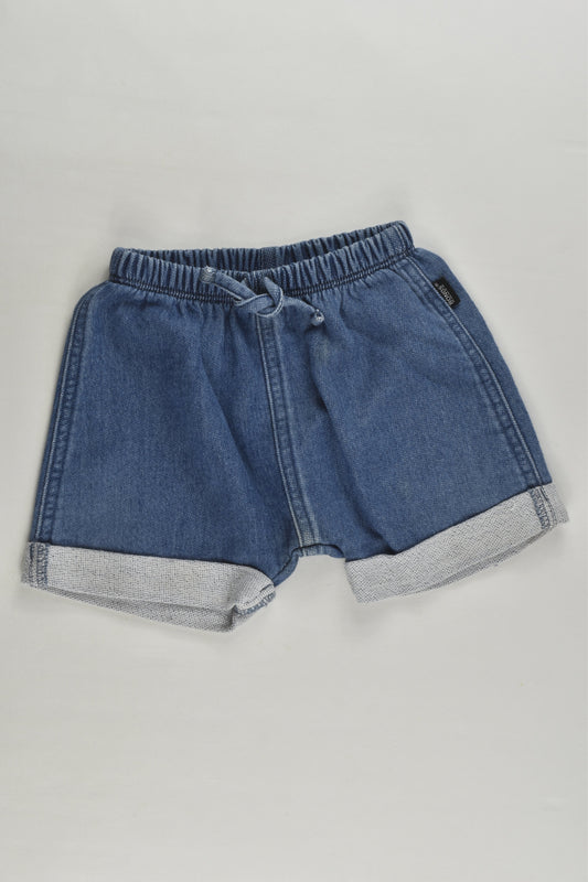 Bonds Size 00 Denim Shorts
