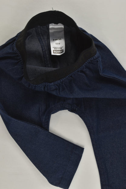 Bonds Size 00 Lightweight Denim Pants