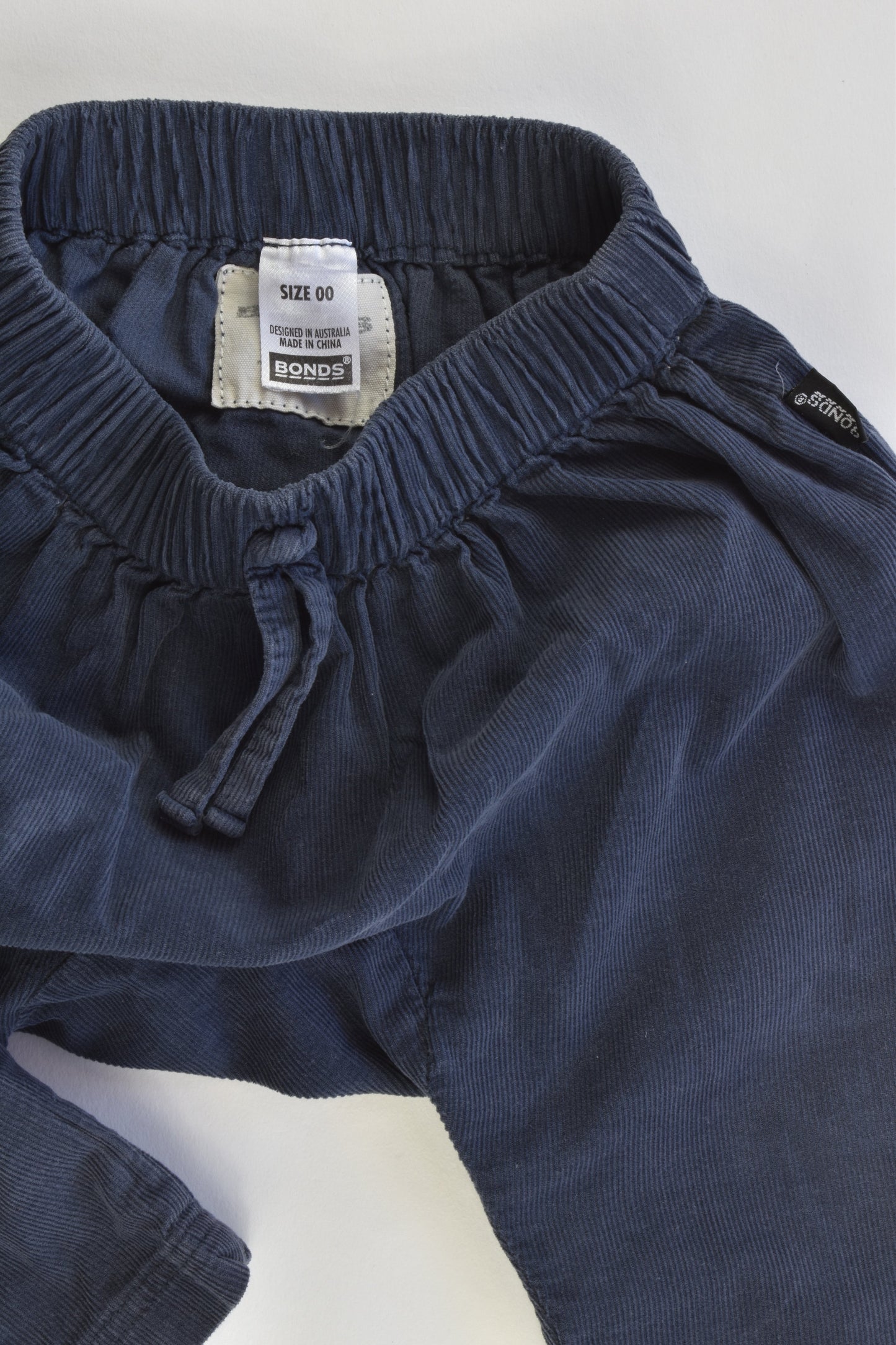 Bonds Size 00 Soft Lightweight Baggy Cord Pants