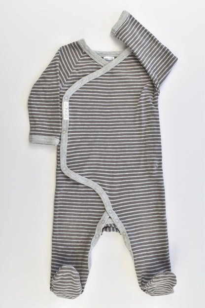 Bonds Size 00 Striped Footed Romper