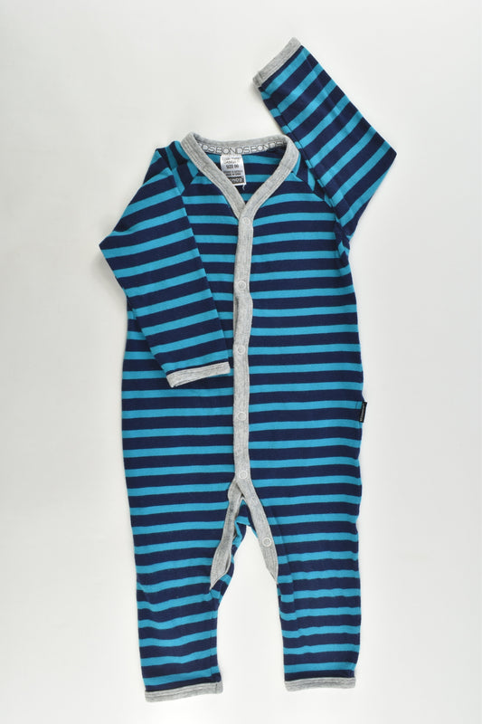 Bonds Size 00 Striped Romper