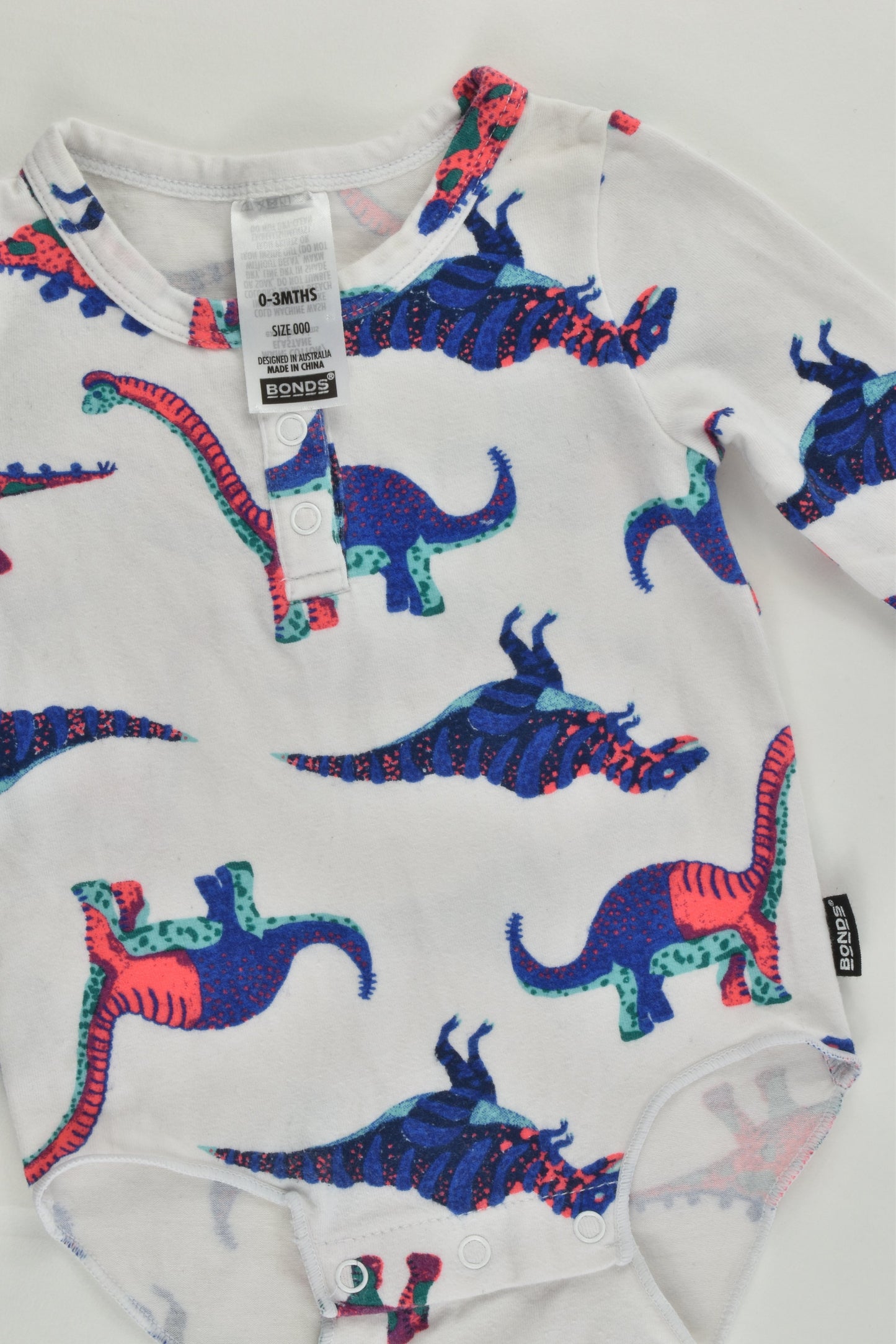 Bonds Size 000 (0-3 months) Dinosaur Bodysuit