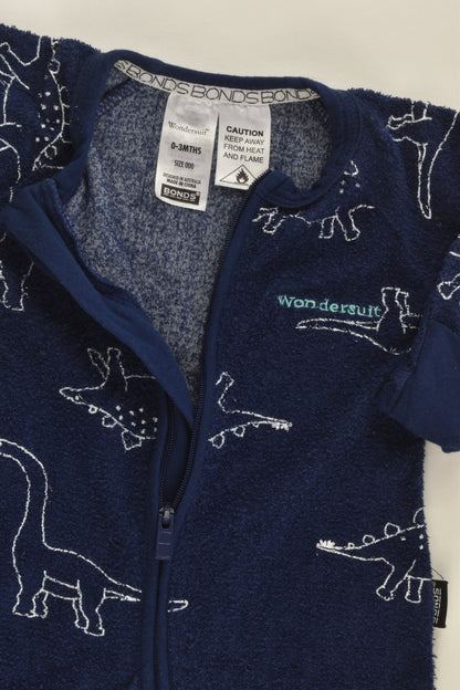 Bonds Size 000 (0-3 months) Dinosaur Terry Wondersuit