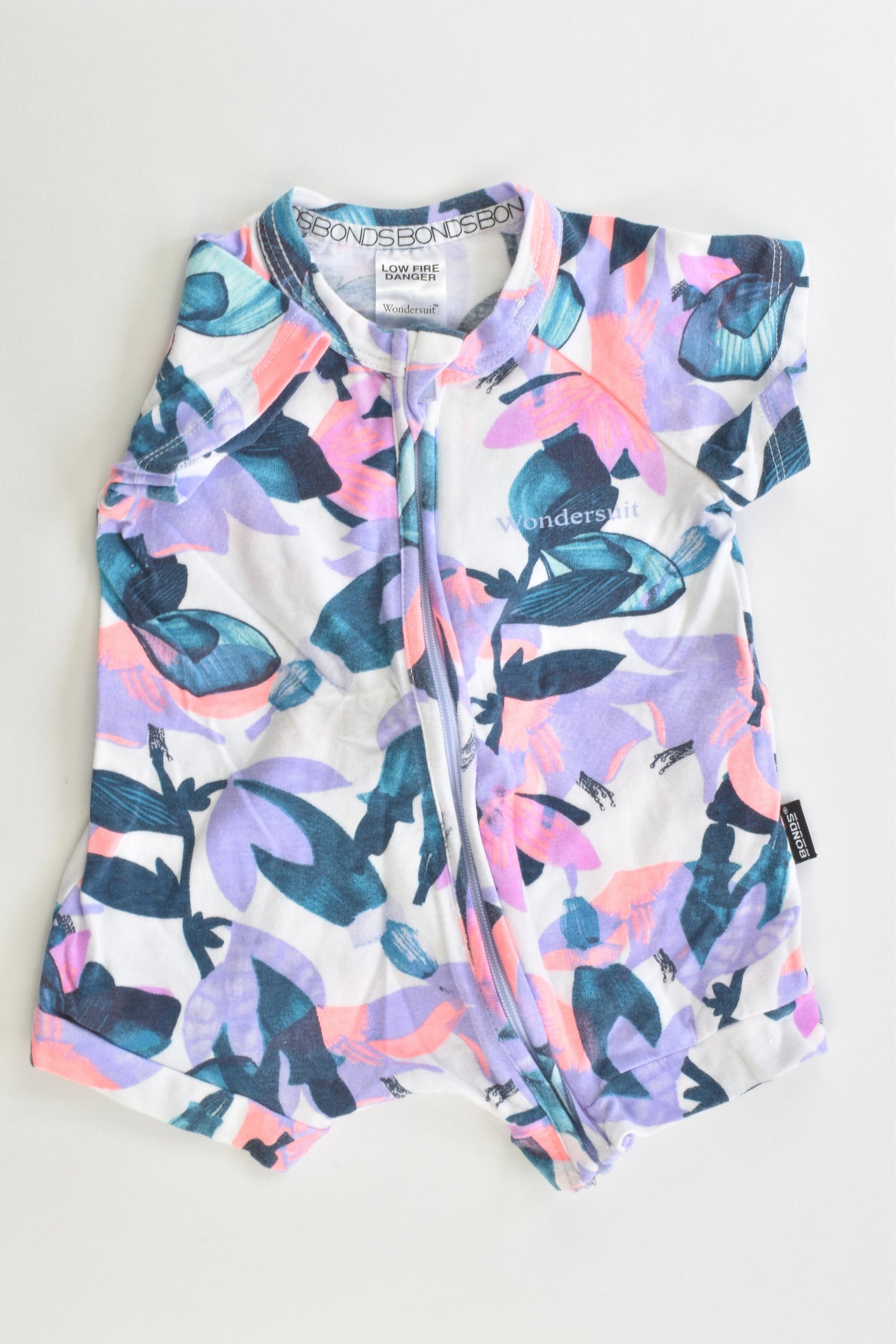 Bonds Size 000 (0-3 months) Floral Wondersuit