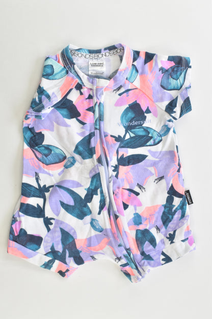 Bonds Size 000 (0-3 months) Floral Wondersuit