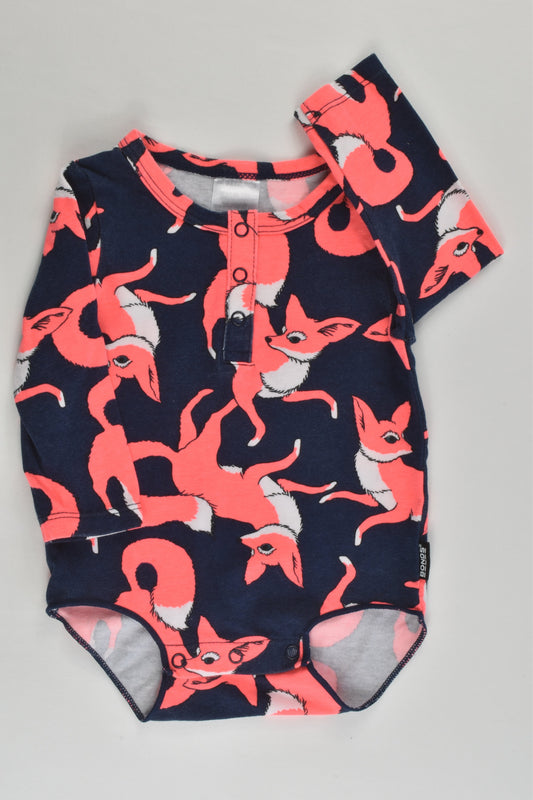 Bonds Size 000 (0-3 months) Fox Bodysuit