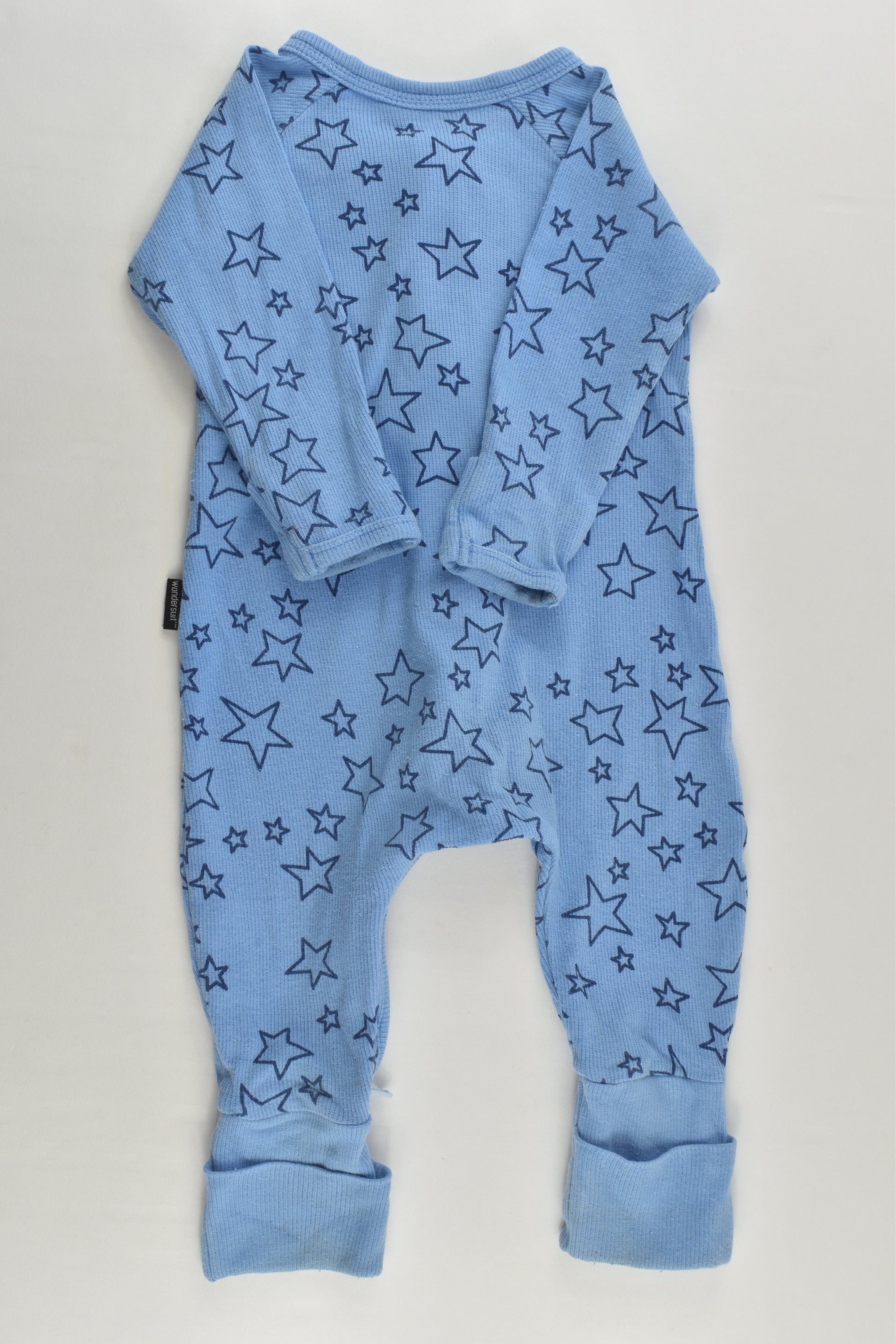 Bonds Size 000 (0-3 months) Stars Ribbed Wondersuit