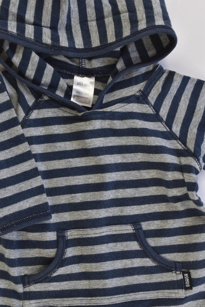 Bonds Size 000 (0-3 months) Striped Hooded Top