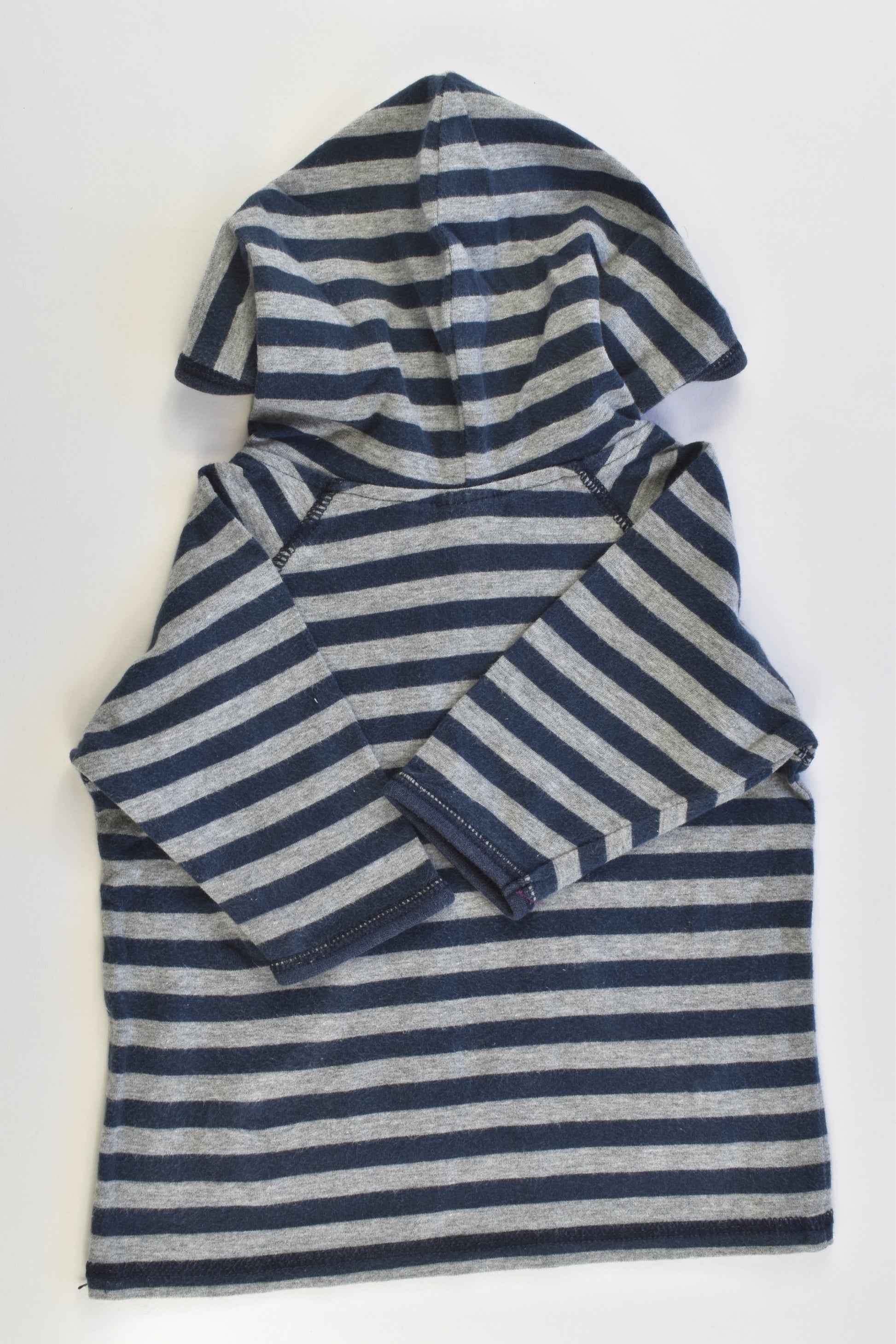Bonds Size 000 (0-3 months) Striped Hooded Top