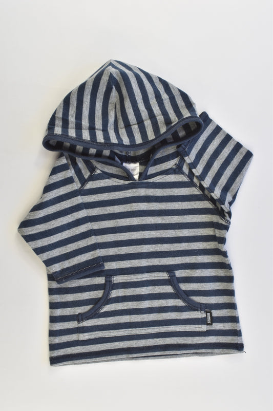 Bonds Size 000 (0-3 months) Striped Hooded Top