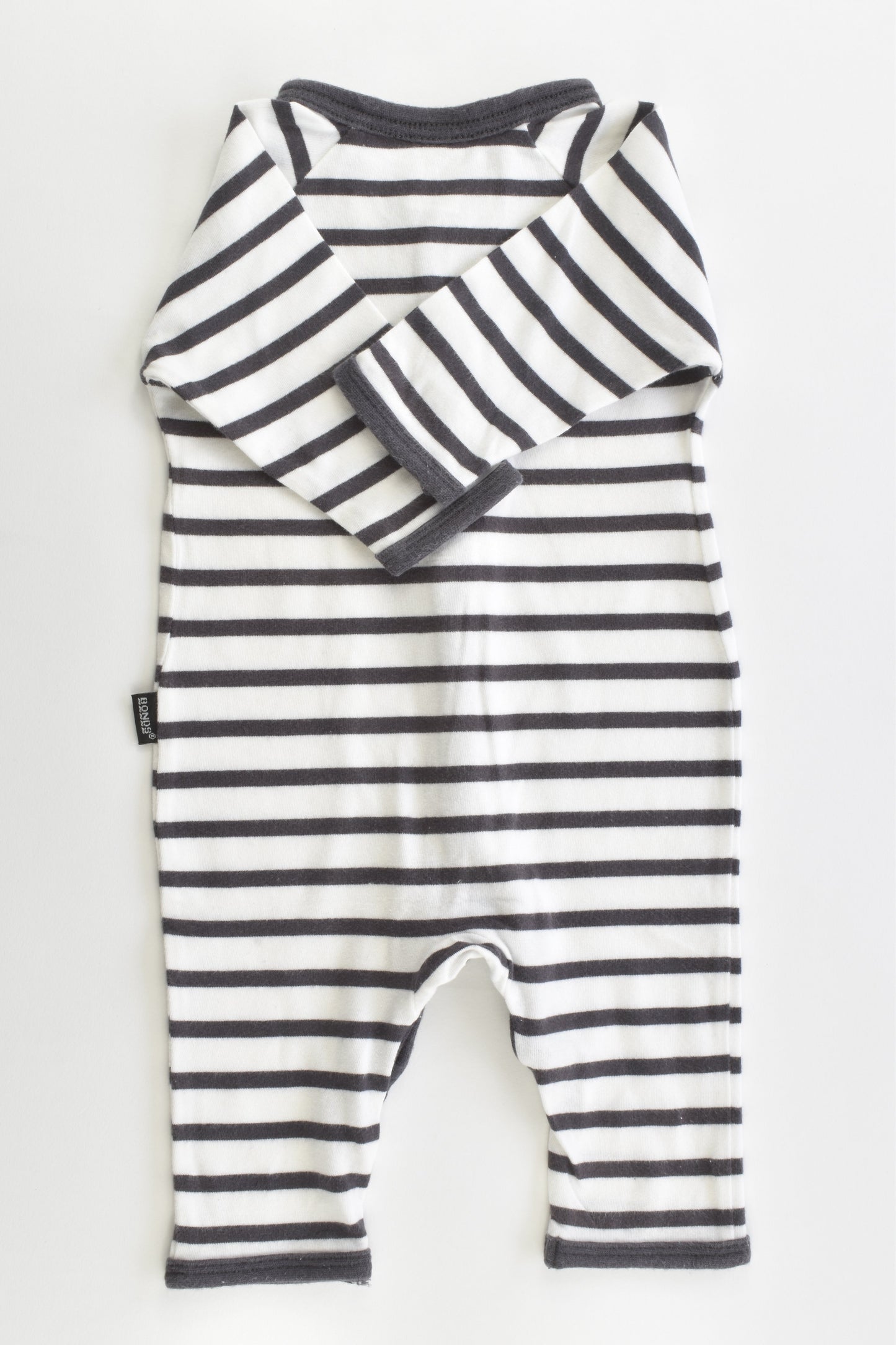 Bonds Size 000 (0-3 months) Striped Romper