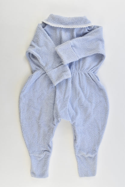 Bonds Size 000 Collared Footed Terry Wondersuit