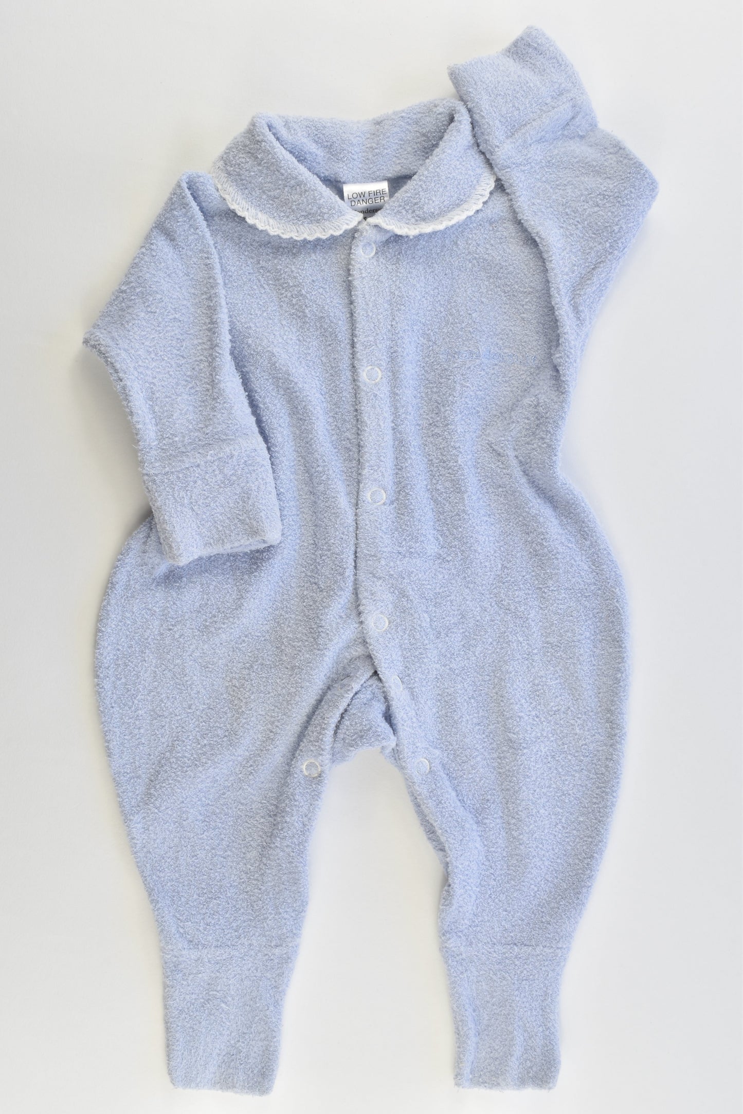 Bonds Size 000 Collared Footed Terry Wondersuit
