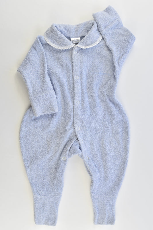 Bonds Size 000 Collared Footed Terry Wondersuit