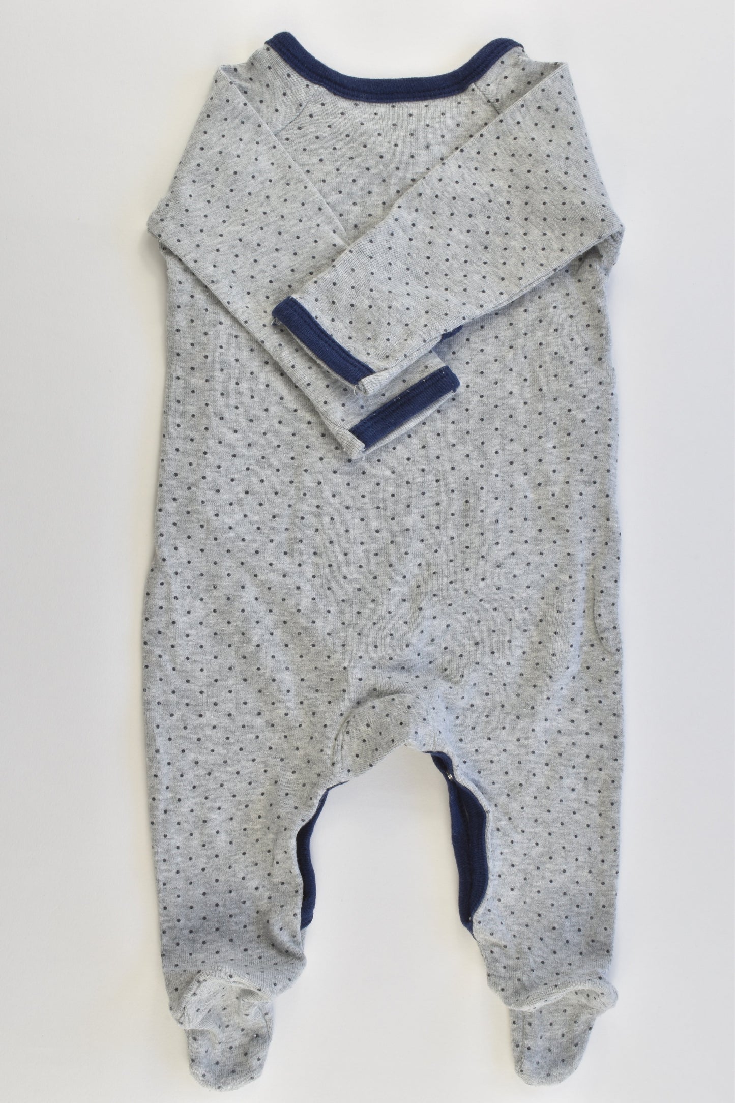 Bonds Size 000 Dots Footed Romper