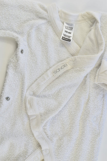 Bonds Size 000 Footed Terry Romper