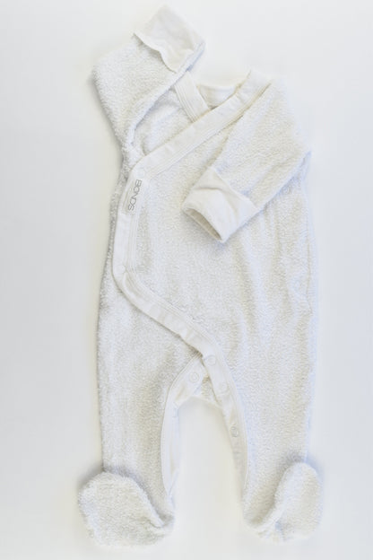 Bonds Size 000 Footed Terry Romper