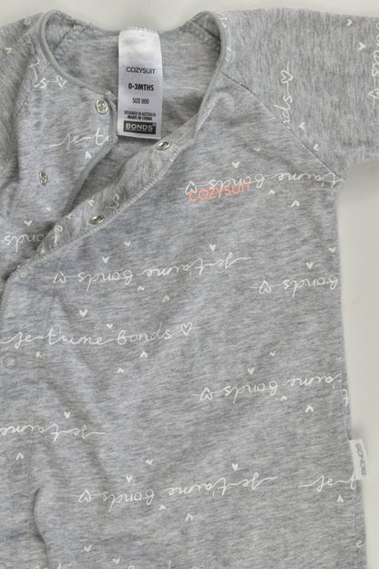 Bonds Size 000 'Je T'Aime Bonds' Cozysuit