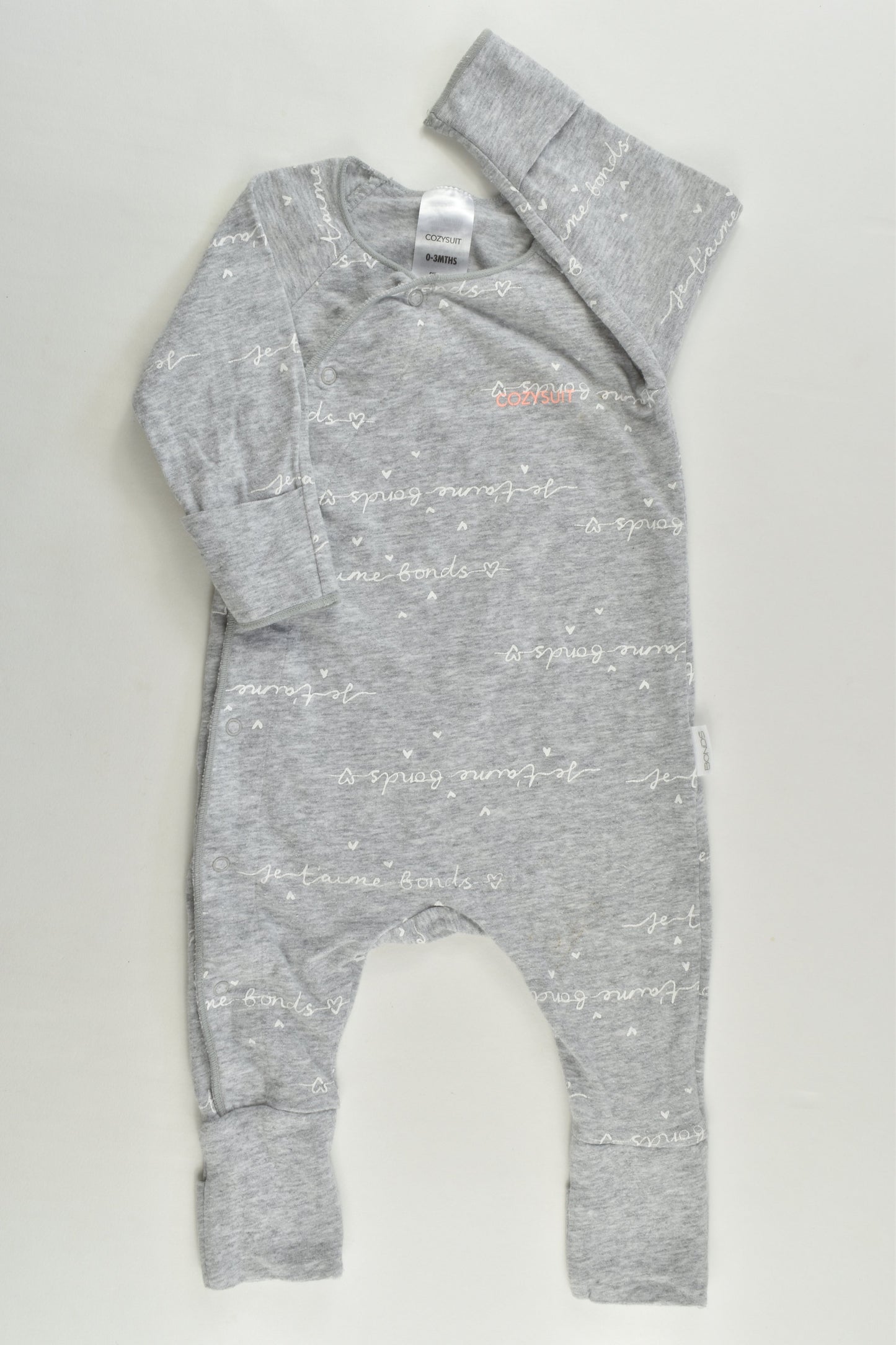 Bonds Size 000 'Je T'Aime Bonds' Cozysuit