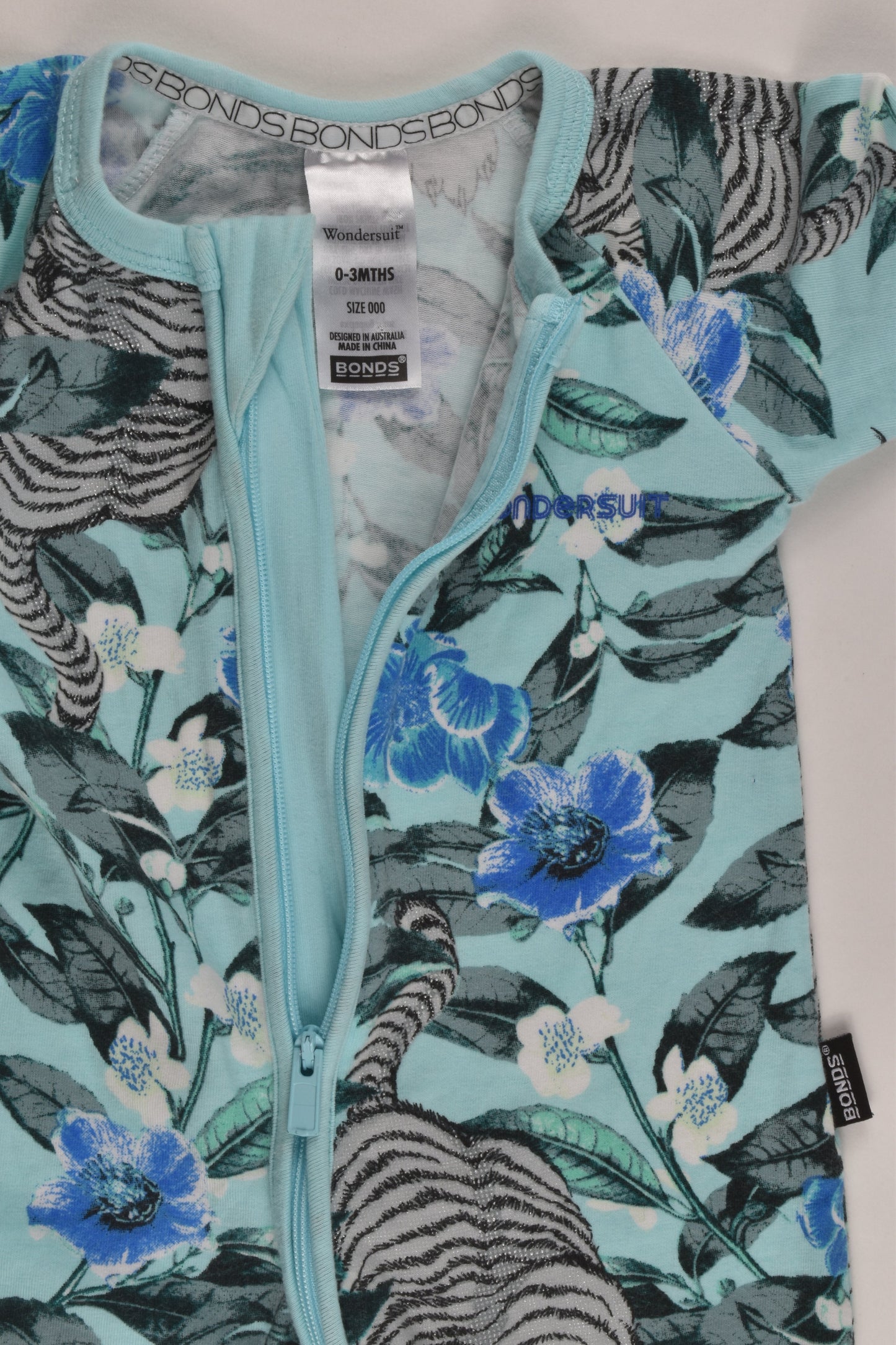 Bonds Size 000 Tigers Wondersuit