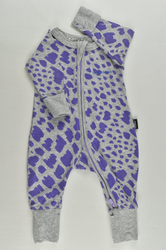 Bonds Size 0000 Purple Patches Wondersuit