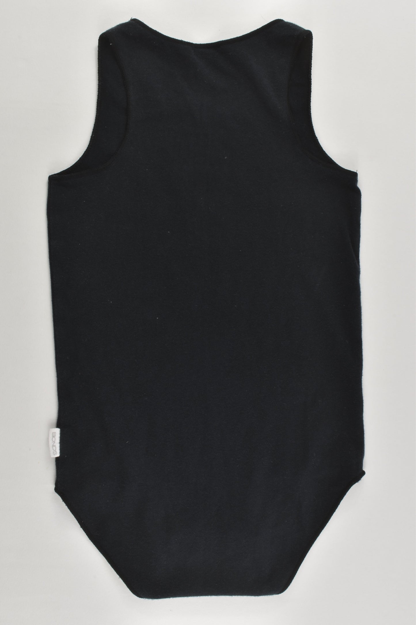 Bonds Size 1 (12-18 months) Black Sleeveless Bodysuit