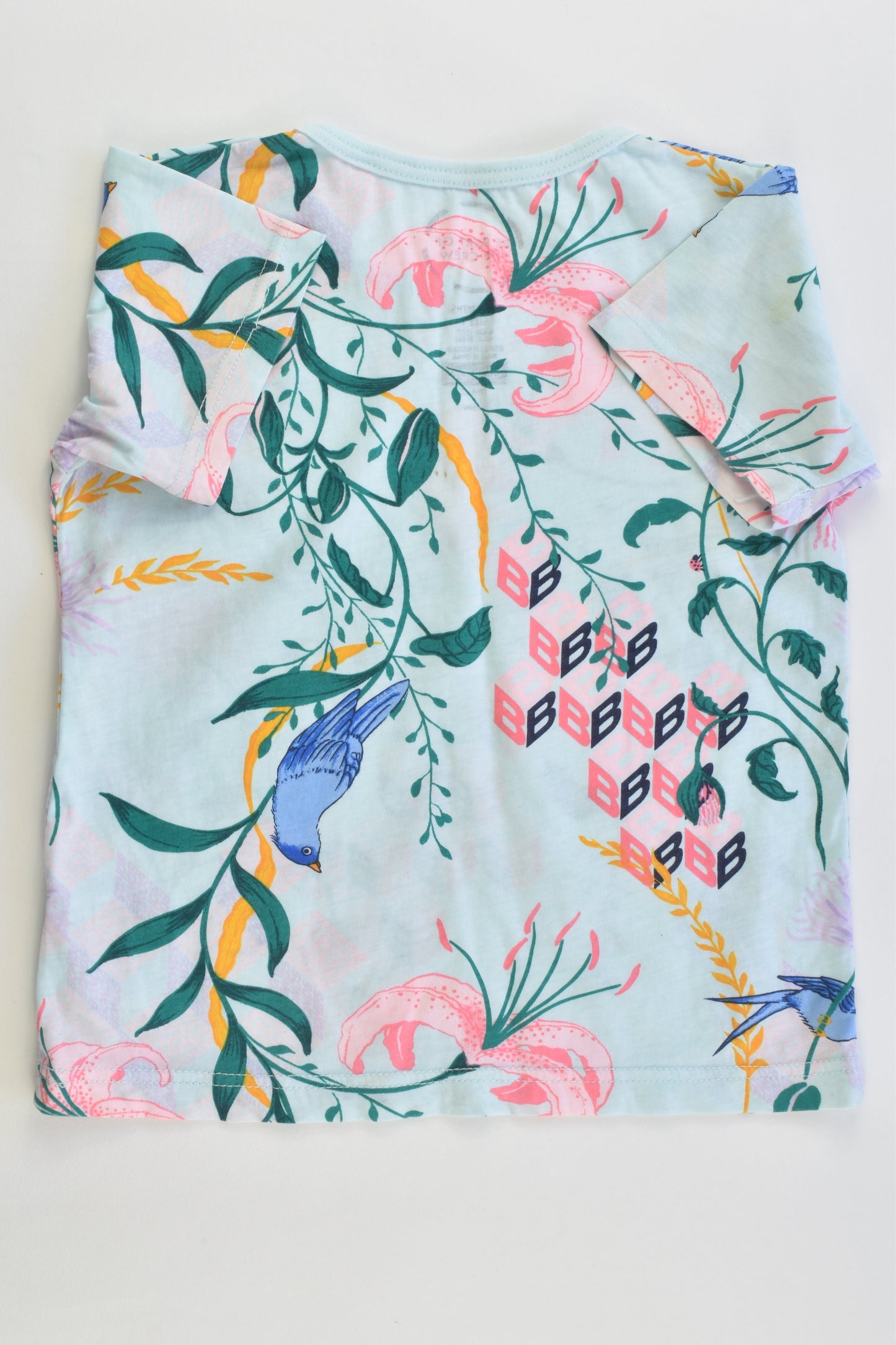Bonds Size 1 (12-18 months) Floral T-shirt