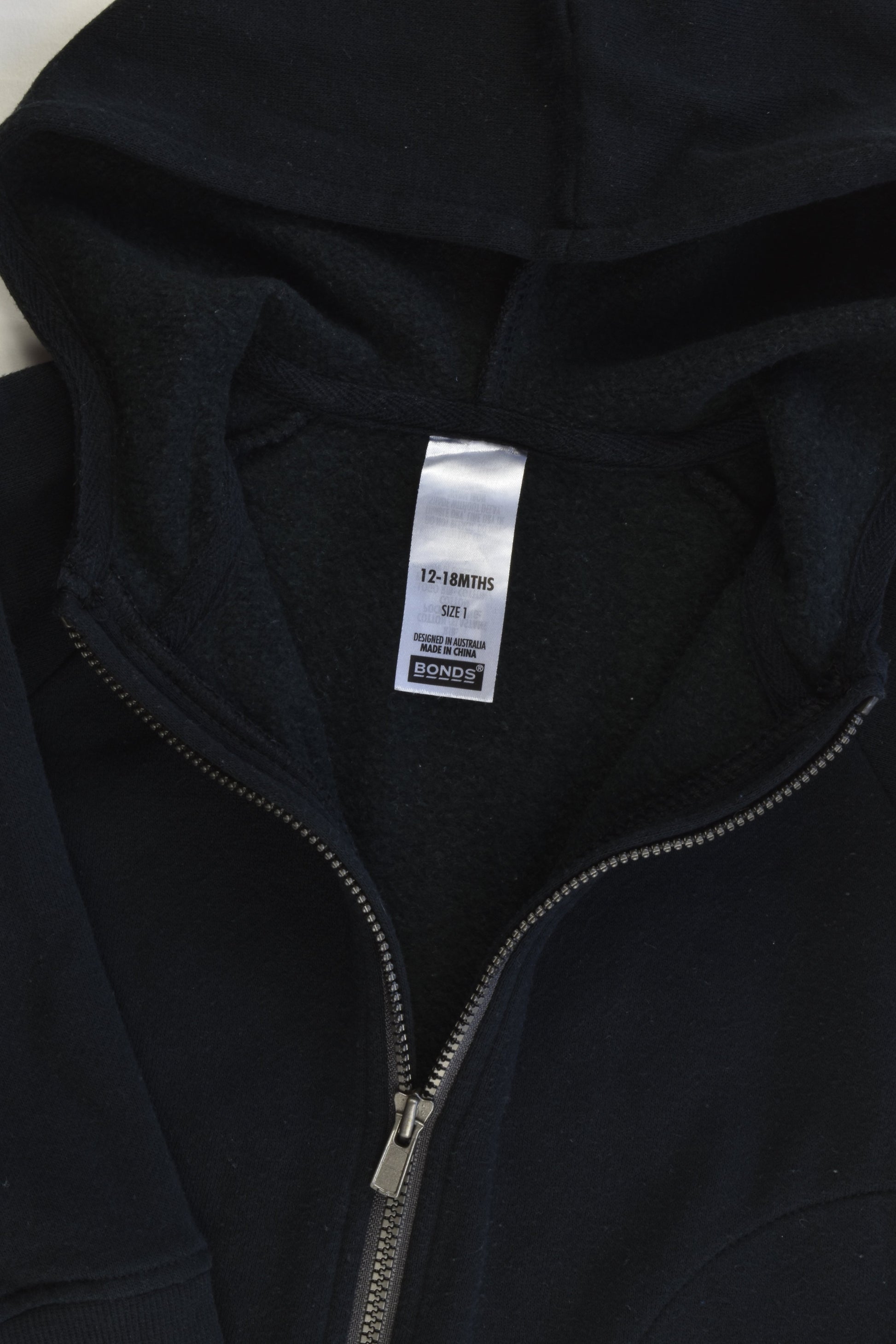 Bonds Size 1 (12-18 months) Hooded Jumper