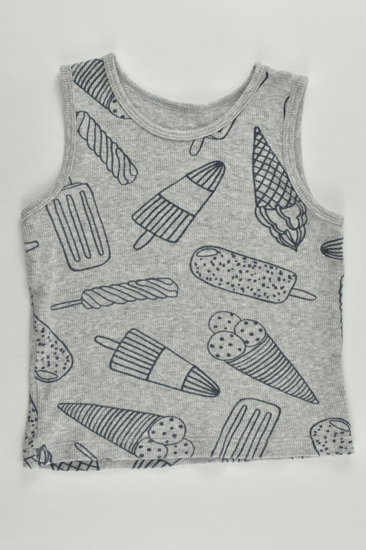 Bonds Size 1 (12-18 months) Ribbed Ice Cream Chesty