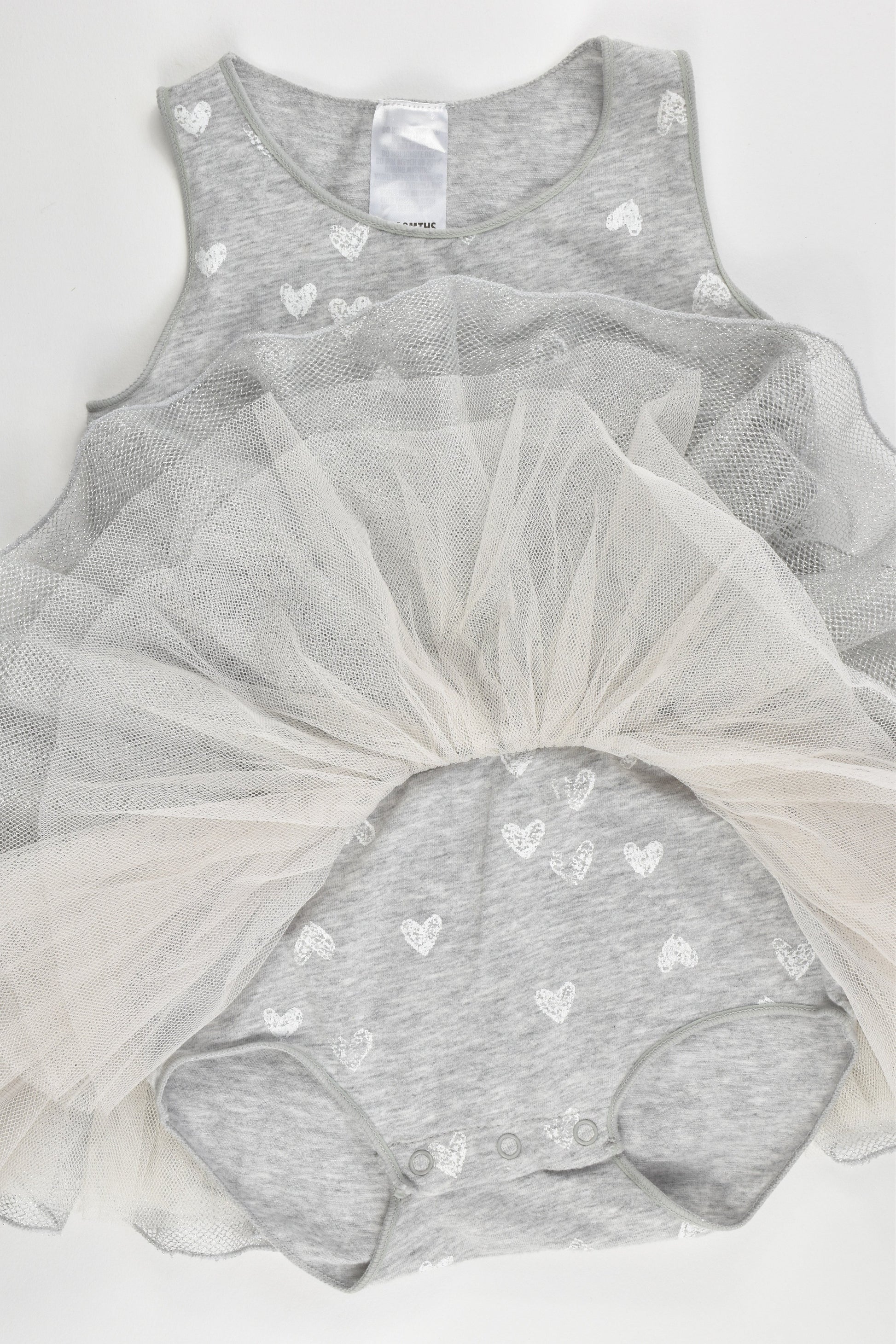 Bonds Size 1 Bodysuit with Tulle