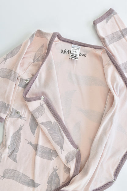 Bonds Size 1 Feathers Footed Romper