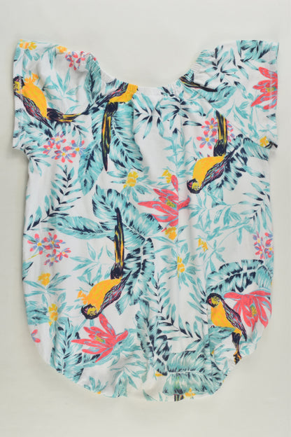 Bonds Size 1 Parrots and Leaves Short Romper