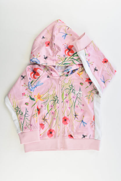 Bonds Size 2 (18-24 months) Floral Hooded Jumper