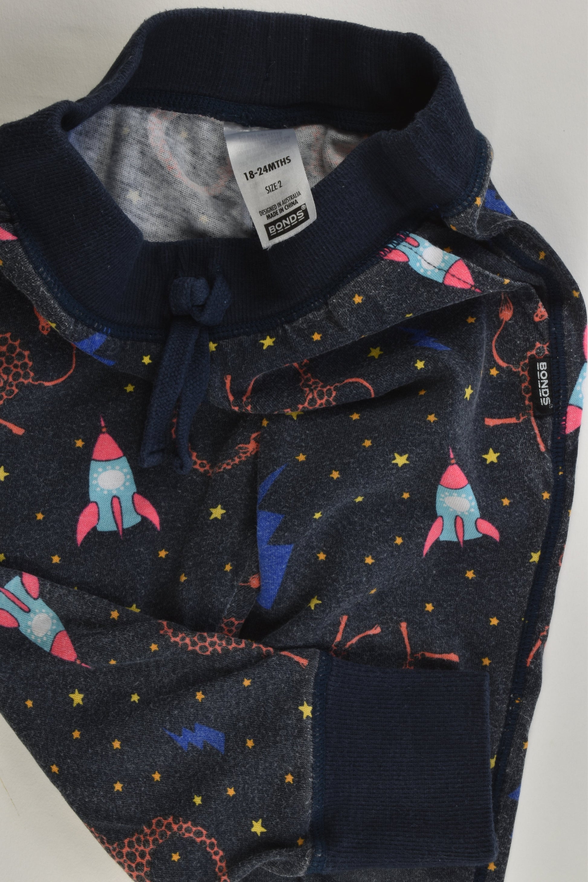 Bonds Size 2 (18-24 months) Giraffes in Space Pants